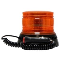 Girofar LED Galben cu lentile exterioare Fresnel si prindere magnetica Girofar LED Galben cu lentile exterioare Fresnel si prindere magnetica